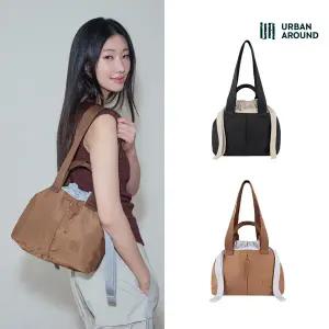 어반어라운드 26SS 투톤 나일론 쇼퍼백 1종 (스몰)