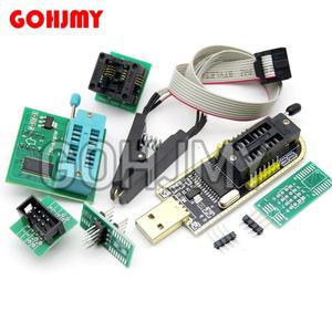 1PCS CH341A 24 25 시리즈 EEPROM 플래시 BIOS USB 프로그래머 모듈  SOIC8 SOP8  클립 1.8V 어댑터 DIY 키