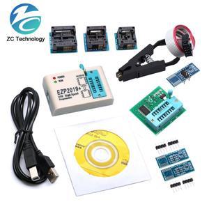 최신 버전 EZP 고속 USB SPI 프로그래머 Support24 25 93 EEPROM 플래시 BIOS 칩 풀 세트 어댑터 소켓 포함