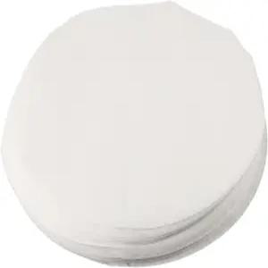 KESYOO 100pcs 새장 종이 잉꼬 라이너 흡수성 소프트 커버 대형 패드 블루 펫 매트 원형 앵무새 X 화이트