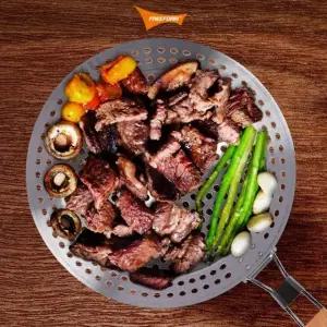 바베큐 팬 후라이팬 스테인레스 미니 접이식