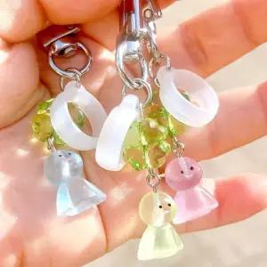 [셀러허브]립밤 립스틱 립 틴트 케이스 키링 홀더 고리 [테루테루보즈 열쇠고리 화장품 키 (S33641548)