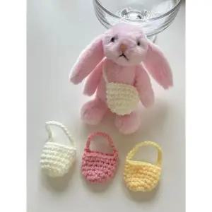 [셀러허브]백 뜨개 가방 니트 소품 옷 인형 옷 입히기 모루인형 키링 소품 귀여운 인형 프 (S35130823)