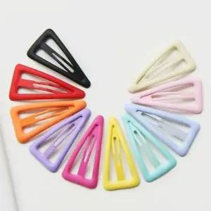 [에이치플러스몰]10개set 이레보우 삼각무광 엠보 똑딱핀 심플똑딱핀