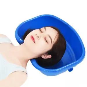 환자 노인 임산부 누워서 침상 머리감기 세발기