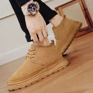 남성 방한 워커 슈즈 퍼 안감 겨울 사무용