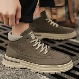 남성 미들컷 워커 등산화 아웃솔 움보 카라