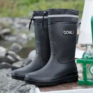 남자 레인부츠 하이탑 방수 장화 비 오는날