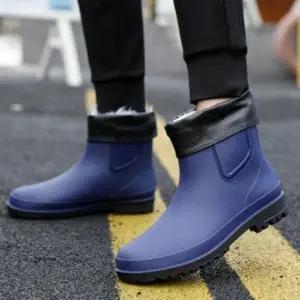 기모장화 남자 겨울 레인부츠 방한용 3컬러