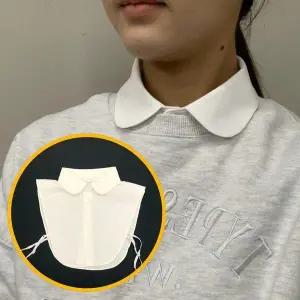 [셀러허브]페이크카라 코튼 페이크셔츠 라운드 목카라 화이트 넥케이프 (S17678122)