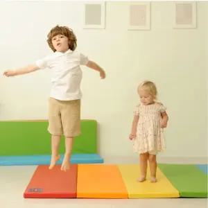 유아 접이식 폴더매트 120 x 160 x 4 4단 매트 폴더 어린이 유아 용 접이식 바닥