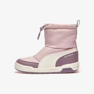 푸마 멀티플렉스 2 부츠 AC 프리스쿨 색상 Mauve Mist-Warm White-Plum Jam PKI40284704