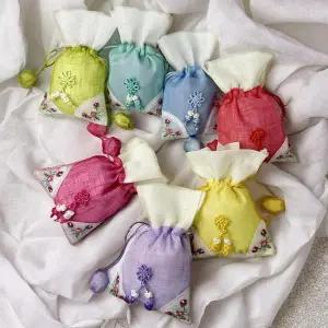 [셀러허브]설선물 전통 무궁화 복주머니 /선물주머니 파우치 답례품 한국 기념품 사은품 한 (S35659097)