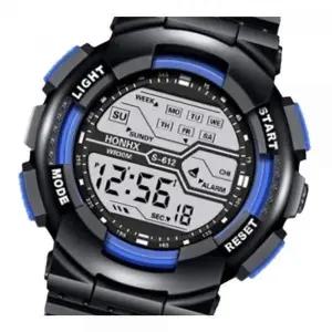 [셀러허브]밀리터리시계 군대준비물 전자시계 블루 HONHX 방수 (S37698597)