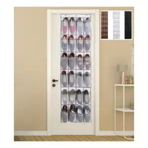 24칸 신발 수납 포켓 벽걸이 공간활용 대용량 보관대