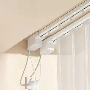 전동 커튼 리모컨 스마트 원격 자동 무타공 브라켓 커텐설치