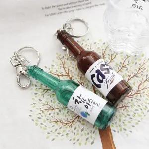 [셀러허브]인싸아이템 맥주병 열쇠고리 키링 소주병 (S37709260)