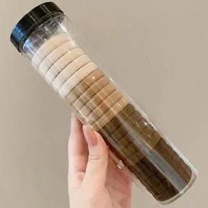 [셀러허브]데일리 머리끈 20P 브라운 머리고무줄 무매듭 헤어끈 (S37720592)