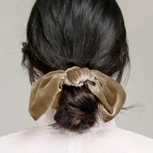 [셀러허브]머리끈 리본 매듭 곱창밴드(베이지) 리본머리끈 (S43255842)