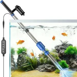 베디 수족관 진공 자갈 청소기 24W 전기 어항 자동 물 교환 모래 세척 순환 및 시간 제한을 위한 다기능