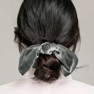 [셀러허브]머리끈 리본 매듭 곱창밴드(그레이) 리본머리끈 (S43255848)