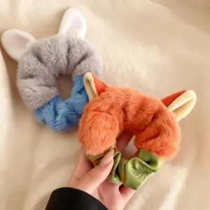 [셀러허브]겨울머리끈 털곱창 토끼머리끈 인형 여우 캐릭터 특이한 (S44064280)