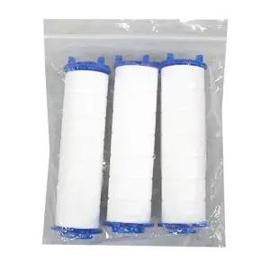 [셀러허브 1]스탑 버튼 필터 절약 샤워기 전용 필터 리필 3p