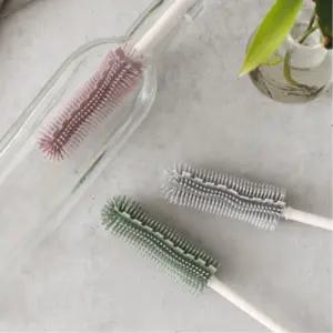오일병 가는병 세척 파스텔실리콘 병솔 컵솔 설거지브러쉬 행주 주방솔 텀블러세척솔
