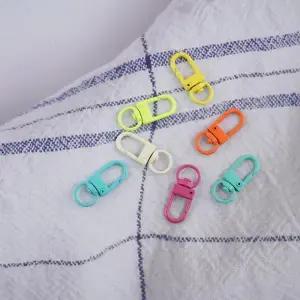 [셀러허브]컬러 키링 만들기 부자재 고리 스트랩 버클 체인 회전 D링 (S44004486)