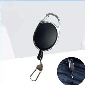 [셀러허브]릴홀더 분실방지용 사원증 명찰 고리 카라비너 홀더 (S44293850)