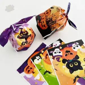 할로윈 파티용 캐릭터 간식포장 주머니 어린이 행사 답례품 유치원 간식백 파티용품
