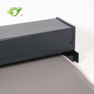 야외 자동 스마트 방수 알루미늄 지붕 퍼골라 커튼, 전동 지퍼 트랙, 롤러 블라인드