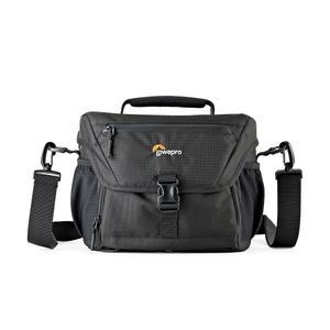 Lowepro LP37123, Nova 180 AW II 카메라 가방, 방수 기능, 맞춤 설정 가능, 렌즈, 컴팩트 드론, 3-4개의 추가 플래시, 블랙과 함께 Pro-Depth DSLR에 적합