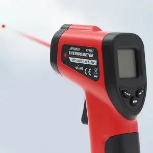퀵써모 비접촉 적외선 요리온도계 레이저 온도측정기 오븐온도계 조리도구