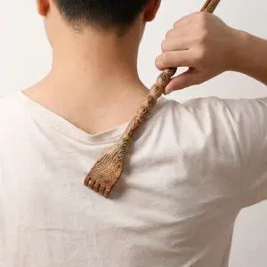 품질 좋은 닭날개 나무로 만든 효자손 등긁개 부모님 선물