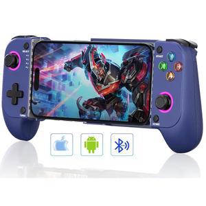 / Android용 NealGamefy 폰 컨트롤러 - 홀 효과 조이스틱, 휴대폰 케이스 지원, 터보 기능, 듀얼 진동 컨트롤러와 더 많은 게임과 호환 가능