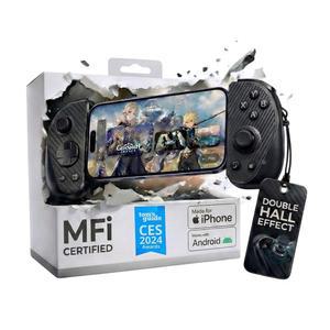 15/16/17 및 Android용 Serafim S3 모바일 게임 컨트롤러 - 홀 이펙트 조이스틱 USB-C 게임패드, MFi 인증, 패스스루 충전, 휴대폰 케이스 최대 3mm, Xbox 패스용 저지연 기능 탑재