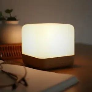 신생아 수유 취침등 우드큐브 플립타이밍 무드등