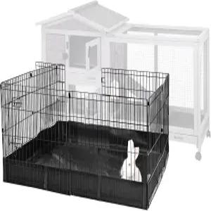 아이비투빈 래빗 플레이펜 애완동물 우리 방수 라이너 포함 - 익스텐션