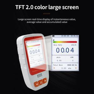 호환 HFS-20PRO 휴대용 가이거 계수기 핵 방사선 검출기 데이터 저장 알람 알림 X  γ  β 광선 측정 도구