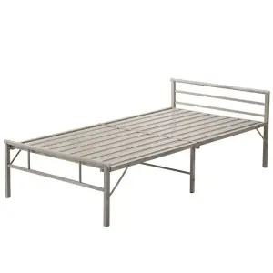 접이식 깔판 받침 스테인리스 매트리스 철제 침대 프레임 베드 간이 원룸