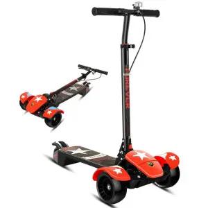 3발 킥보드 세발 마실 청소년 전동 블랙 외출 발판