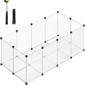 바닥이 있는 송믹스 애완동물 놀이펜 작은 동물 우리 울타리 실내 햄스터 토끼 고슴도치 페럿을 위한 DIY