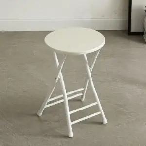 4컬러 보조 원형 의자 틈새 다용도 휴대용 원목 체어 폴딩_24598090