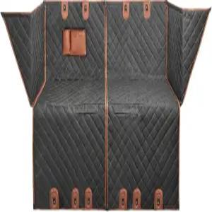 개를 위한 올리스 뒷좌석 익스텐더 프리미엄 개 해먹 자동차 애완동물 커버 뒷좌석을 (블랙 스탠드아트)