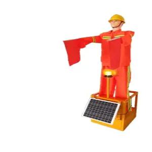 로봇신호수 로봇 안전수신호 마네킹 수신호 경고용