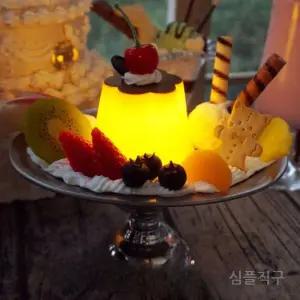 푸딩테이블조명 usb 장식 충전식 빈티지 협탁 북유럽 수면등 인테리어 무드등 침실 램프