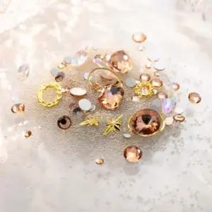 인기상품 빈티지 메탈참 스톤 큐빅 로즈 세트 픽시 파츠 젤네일 [WFLLQES_260305