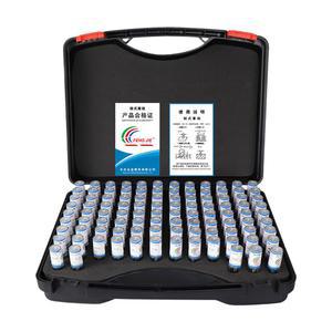 핀게이지세트 스틸 정밀 게이지 측정도구 오차 01 51개팩 치수 1간격