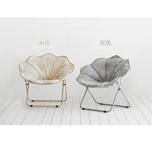 문체어 안락의자 접이식 1인쇼파 로얄 낮잠의자 블루 낮은